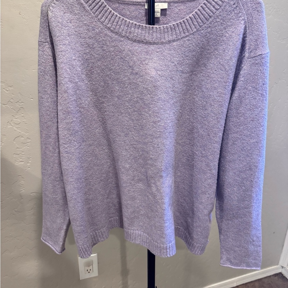 J. Jill Soft Purple Crew Neck Sweater